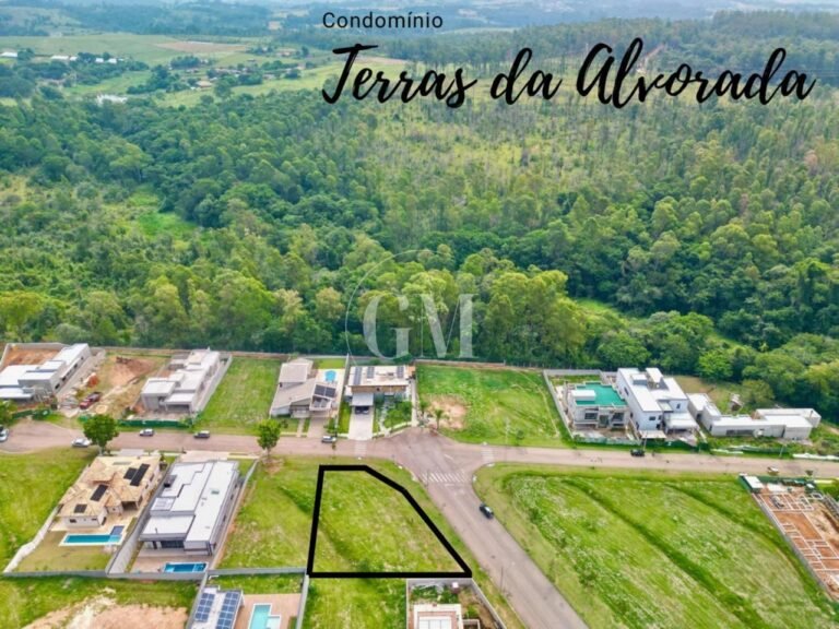 Terreno no Condomínio Terras da Alvorada em Jundiaí com vista panorâmica