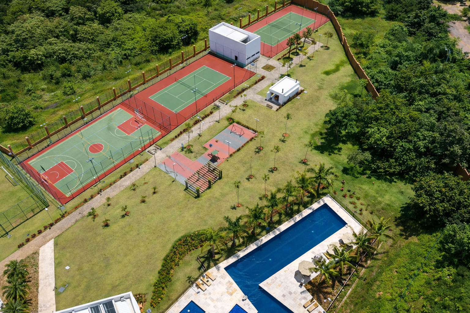 Clube e área de lazer Alphaville Jundiaí